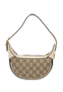 Small Ophidia Shoulder Bag, &pound;550, Handbags, Beige/Cream, Canvas, Back view